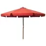 Gartenschirm mit Terrakotta-Holzstange 330 cm von vidaXL, Sonnenschirme - Ref: Foro24-47217, Preis: 127,51 €, Rabatt: %