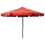 Sombrilla de jardín con palo de madera terracota 330 cm de vidaXL, Sombrillas - Ref: Foro24-47217, Precio: 137,66 €, Descuent...