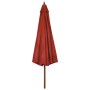 Sombrilla de jardín con palo de madera terracota 330 cm de vidaXL, Sombrillas - Ref: Foro24-47217, Precio: 137,66 €, Descuent...