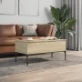 Mesa de centro madera ingeniería metal roble Sonoma 100x50x45cm by , Coffee table - Ref: Foro24-845412, Price: 57,00 €, Disco...