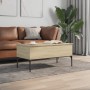 Mesa de centro madera ingeniería metal roble Sonoma 100x50x45cm by , Coffee table - Ref: Foro24-845412, Price: 57,00 €, Disco...