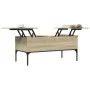 Mesa de centro madera ingeniería metal roble Sonoma 100x50x45cm by , Coffee table - Ref: Foro24-845412, Price: 57,00 €, Disco...