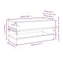 Mesa de centro madera de ingeniería y metal negro 100x50x45 cm by , Coffee table - Ref: Foro24-845396, Price: 59,56 €, Discou...