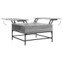 Mesa de centro madera ingeniería metal gris Sonoma 80x80x45 cm de , Mesas de centro - Ref: Foro24-845404, Precio: 81,78 €, De...