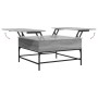 Mesa de centro madera ingeniería metal gris Sonoma 80x80x45 cm by , Coffee table - Ref: Foro24-845404, Price: 82,78 €, Discou...