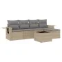 Juego de sofás jardín con cojines 6 pzas ratán sintético beige by , Garden sets - Ref: Foro24-3220098, Price: 352,65 €, Disco...