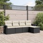 Gartenmöbel-Set 5-teilig mit schwarzen Polstern aus synthetischem Rattan von , Gartensets - Ref: Foro24-3220085, Preis: 279,3...