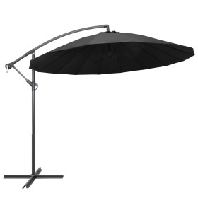 Hängender Sonnenschirm mit anthrazitgrauem Aluminiummast 3 m von vidaXL, Sonnenschirme - Ref: Foro24-47222, Preis: 132,93 €, ...