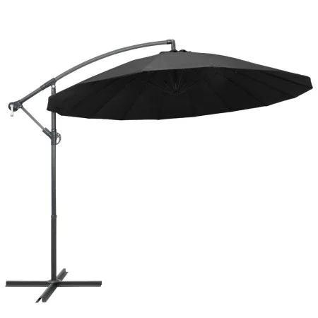 Hanging parasol with anthracite gray aluminum pole 3 m by vidaXL, Umbrellas - Ref: Foro24-47222, Price: 130,73 €, Discount: %