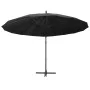 Hanging parasol with anthracite gray aluminum pole 3 m by vidaXL, Umbrellas - Ref: Foro24-47222, Price: 130,73 €, Discount: %