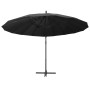 Hängender Sonnenschirm mit anthrazitgrauem Aluminiummast 3 m von vidaXL, Sonnenschirme - Ref: Foro24-47222, Preis: 132,93 €, ...