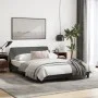 Bed frame with dark gray fabric headboard 120x200 cm by , Beds and slatted bases - Ref: Foro24-373146, Price: 137,89 €, Disco...