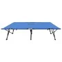 Blue steel folding double lounger by vidaXL, Loungers - Ref: Foro24-47759, Price: 115,72 €, Discount: %