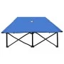 Blue steel folding double lounger by vidaXL, Loungers - Ref: Foro24-47759, Price: 115,72 €, Discount: %