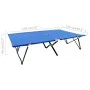 Blue steel folding double lounger by vidaXL, Loungers - Ref: Foro24-47759, Price: 115,72 €, Discount: %
