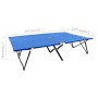 Tumbona doble plegable acero azul de vidaXL, Tumbonas - Ref: Foro24-47759, Precio: 105,34 €, Descuento: %