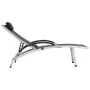 Aluminum and black textilene sun lounger by vidaXL, Loungers - Ref: Foro24-47792, Price: 184,03 €, Discount: %