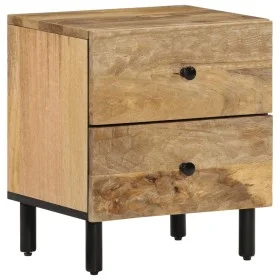 Massivholz-Nachttisch aus Mangoholz 40x33x46 cm von , Nachttische - Ref: Foro24-356889, Preis: 58,20 €, Rabatt: %