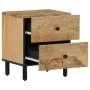 Massivholz-Nachttisch aus Mangoholz 40x33x46 cm von , Nachttische - Ref: Foro24-356889, Preis: 58,20 €, Rabatt: %