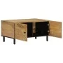 Mesa de centro de madera maciza de mango 80x50x40 cm by , Coffee table - Ref: Foro24-356896, Price: 79,79 €, Discount: %