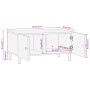 Mesa de centro de madera maciza de mango 80x50x40 cm by , Coffee table - Ref: Foro24-356896, Price: 80,97 €, Discount: %
