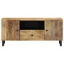 Massives Mangoholz-TV-Möbel 105x33x46 cm von , TV-Möbel - Ref: Foro24-356905, Preis: 89,08 €, Rabatt: %