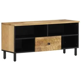 Massives TV-Möbel aus Mangoholz, 100x33x46 cm. von , TV-Möbel - Ref: Foro24-356907, Preis: 68,07 €, Rabatt: %