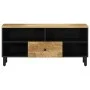Mueble de TV madera maciza de mango 100x33x46 cm by , TV Furniture - Ref: Foro24-356907, Price: 68,07 €, Discount: %