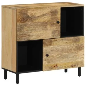 Armario auxiliar madera maciza de mango 80x33x75 cm by , Sideboards - Ref: Foro24-356918, Price: 149,17 €, Discount: %