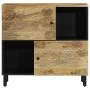 Armario auxiliar madera maciza de mango 80x33x75 cm de , Aparadores - Ref: Foro24-356918, Precio: 148,93 €, Descuento: %
