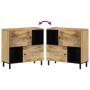 Armario auxiliar madera maciza de mango 80x33x75 cm de , Aparadores - Ref: Foro24-356918, Precio: 151,64 €, Descuento: %