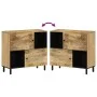 Armario auxiliar madera maciza de mango 80x33x75 cm de , Aparadores - Ref: Foro24-356918, Precio: 148,93 €, Descuento: %