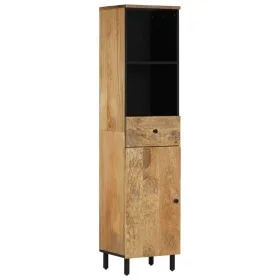 Mueble de baño madera maciza de mango 38x33x160 cm de , Tocadores de baño - Ref: Foro24-356913, Precio: 187,93 €, Descuento: %