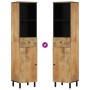 Mueble de baño madera maciza de mango 38x33x160 cm by , bathroom vanities - Ref: Foro24-356913, Price: 191,70 €, Discount: %