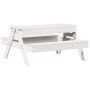 Mesa de pícnic con arenero de niños madera maciza pino blanco by , Garden tables - Ref: Foro24-832593, Price: 106,48 €, Disco...