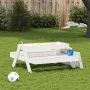 Mesa de pícnic con arenero de niños madera maciza pino blanco by , Garden tables - Ref: Foro24-832593, Price: 105,14 €, Disco...