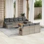 Set de sofás de jardín 11 pzas y cojines ratán sintético gris by , Modular outdoor sofas - Ref: Foro24-3224786, Price: 636,05...