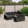 Set de sofás de jardín 11 pzas y cojines ratán sintético negro by , Modular outdoor sofas - Ref: Foro24-3261305, Price: 626,2...