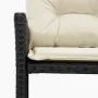 Sofá de jardín en forma de L con mesa y cojines ratán PE negro by , Outdoor sofas - Ref: Foro24-365571, Price: 216,97 €, Disc...