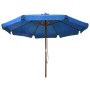 Gartenschirm mit hellblauem Holzmast 330 cm von vidaXL, Sonnenschirme - Ref: Foro24-47219, Preis: 112,30 €, Rabatt: %