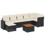 Set de sofás de jardín 8 piezas y cojines ratán sintético negro by , Modular outdoor sofas - Ref: Foro24-3224229, Price: 420,...