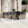 Set de sofás de jardín 10 pzas con cojines ratán sintético gris by , Garden sets - Ref: Foro24-3257495, Price: 615,89 €, Disc...