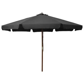 Garden umbrella with anthracite gray wooden pole 330 cm by vidaXL, Umbrellas - Ref: Foro24-47214, Price: 106,26 €, Discount: %