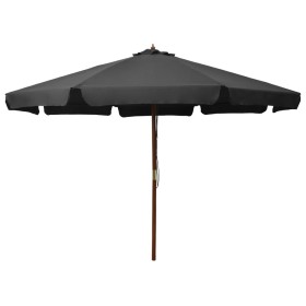 Gartenschirm mit anthrazitgrauem Holzmast 330 cm von vidaXL, Sonnenschirme - Ref: Foro24-47214, Preis: 108,86 €, Rabatt: %