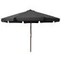 Gartenschirm mit anthrazitgrauem Holzmast 330 cm von vidaXL, Sonnenschirme - Ref: Foro24-47214, Preis: 104,65 €, Rabatt: %