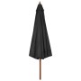 Garden umbrella with anthracite gray wooden pole 330 cm by vidaXL, Umbrellas - Ref: Foro24-47214, Price: 108,86 €, Discount: %
