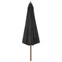 Gartenschirm mit anthrazitgrauem Holzmast 330 cm von vidaXL, Sonnenschirme - Ref: Foro24-47214, Preis: 104,65 €, Rabatt: %