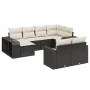 Set de sofás de jardín 10 pzas cojines ratán sintético negro by , Garden sets - Ref: Foro24-3228896, Price: 525,36 €, Discoun...
