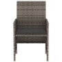 Sillas y mesita de jardín con cojines 3 piezas ratán PE gris by , Garden sets - Ref: Foro24-365125, Price: 196,61 €, Discount: %