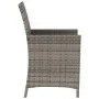 Sillas y mesita de jardín con cojines 3 piezas ratán PE gris by , Garden sets - Ref: Foro24-365119, Price: 200,65 €, Discount: %